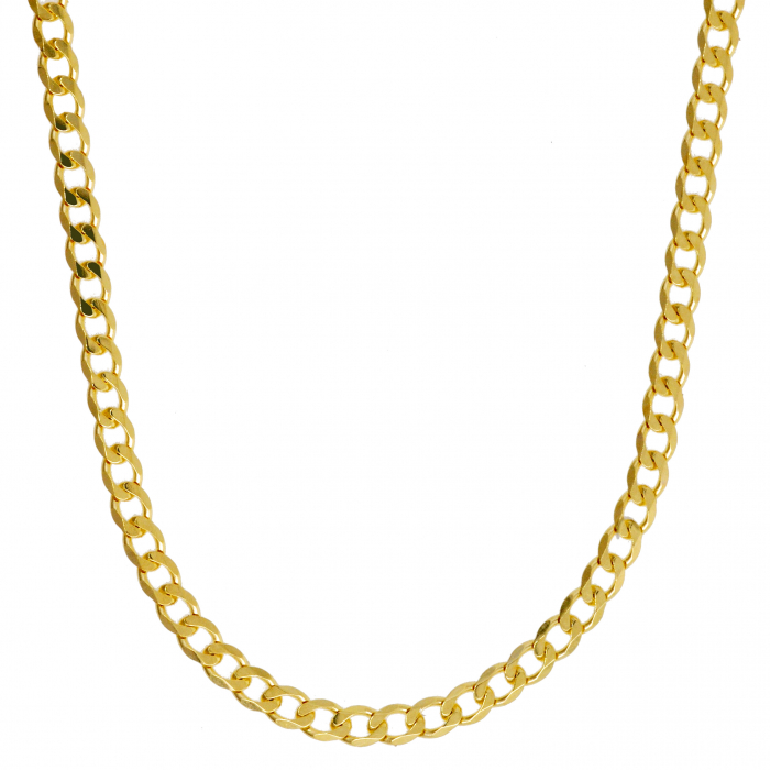 2,0 mm 333 - 8 Karat Gold Halskette Panzerkette weit massiv Gold hochwertige Goldkette  - Länge nach Wahl
