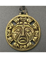 7.95 Indianisches Siegel Anhänger Schmuck 908-BRO46 Halbedelmetall