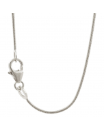 14.95 Schlangenkette Halskette Breite 0,9 mm - 925 Sterlingsilber Auswahl 907.P001.44009-Schlange09-Silber-SET Alle Halsketten aus Silber
