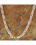 26.95 2,4 mm Silber Halskette Erbskette massiv 925 Sterlingsilber hochwertige Silberkette - Länge nach Wahl 907.P001.7324-Silber-SET Alle Halsketten aus Silber