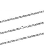 40.95 Königskette Halskette oder Armband Breite 3,0 mm - massiv 925 Sterlingsilber Auswahl 907-25128-Silber-Halskette-SET6 Alle Halsketten aus Silber