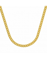 457.95 Goldkette Panzerkette Länge 50cm - Breite 2,1mm - 333-8 Karat Gold 907-PG-333-21-50-EAG2 Damenketten 333 - 8 Karat Gold