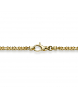 1742.95 Goldkette Königskette Länge 21cm - Breite 2,5mm - 750-18 Karat Gold 998.151.00001.3.21-KS2 Königsketten aus Gold und Silber