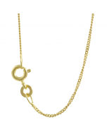 100.95 Goldkette Echt 333 - 8 Karat Panzerkette 1,1 mm Gold Halskette - Juwelier Qualität - hochglanzpoliert und diamantiert - Made in Germany 907-P003.1130-SET-hoplo Panzerketten aus Gold