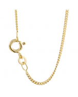 162.95 Panzerkette Halskette Breite 1,4 mm - 333 - 8 Karat Gold Auswahl 907-P003.1140-SET-hoplo Goldketten