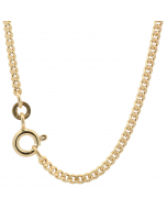 363.95 Goldkette Panzerkette Halskette Breite 2,1 mm massiv 333 -8 Karat Gold 907-P003.1160-SET-hoplo Goldketten