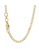 199.95 Goldkette Panzerkette Breite 2,1mm weit - 333-8 Karat Gold 907-P003.37061-SET-hoplo Goldketten