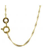 63.95 Singapurkette Halskette Breite 1,0 mm - 333 - 8 Karat Gold Auswahl 907.P003.4916-SET-hoplo Goldketten