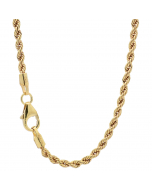 102.95 Goldkette Kordelkette hohl Halskette Breite 2,1 mm - 333-8 Karat Gold 987-KOR333-21-SET Kordelketten aus Gold
