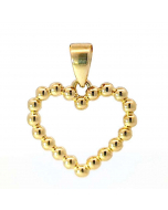 167.95 Anhänger Herz Kügelchen 585 Gold (ohne Kette) 998.626.00218.1.KS Anhänger 585 - 14 Karat Gold