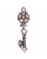 22.95 SCHLÜSSEL DES SALOMON Anhänger Schmuck 45x13mm 909-FB6 Halbedelmetall