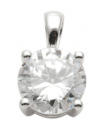 26.95 Anhänger Krappenfassung 925 Silber mit Zirkoniar rhodiniert 904-AN121112-AN00187 Sonstige Anhänger aus Silber