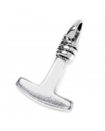 11.95 Thors Hammer sehr klein Schmuck Anhänger Silber Thorhammer 17x10mm 900-AT22 Thors Hammer Anhänger Silber