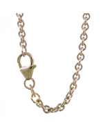 Silberkette Ankerkette rund Halskette Breite 2,4 mm massiv 925 Silber