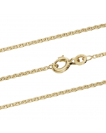 Goldkette Ankerkette rund Halskette Breite 1,5 mm - 333 - 8 Karat Gold