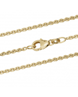 Goldkette Ankerkette rund Halskette Breite 2,0 mm - 333 - 8 Karat Gold