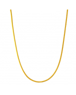 0,8 mm 38 cm 333 - 8 Karat Gold Halskette Schlangenkette rund massiv Gold hochwertige Goldkette  1,65 g