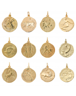Anhänger Sternzeichen 333 - 8 kt Gelbgold