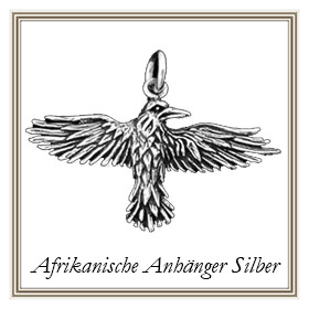 Afrikanische Anhänger aus Silber