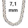 Ankerkette rund 925 Sterlingsilber 7,1 mm