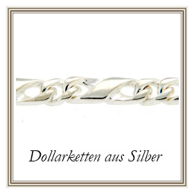 Dollarketten aus Silber