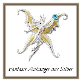 Fantasie Anhänger aus Silber