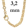 Königsketten 585 - 14 Karat Gold 3,2 mm
