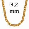 Königsketten 585 - 14 Karat Gold 3,2 mm
