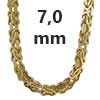 Königsketten 585 - 14 Karat Gold 7,0 mm