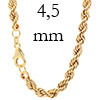 Kordelketten 333 - 8 Karat Gold 4,5 mm