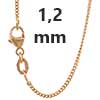Panzerketten 750 - 18 Karat Gold 1,2 mm