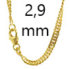 Singapurketten 585 - 14 Karat Gold 2,9 mm