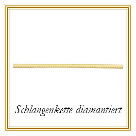 Schlangenketten diamantiert aus Gold