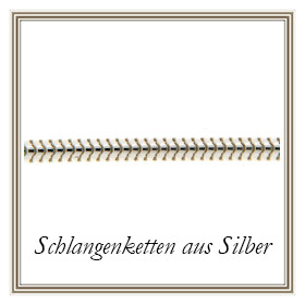 Schlangenketten aus Silber