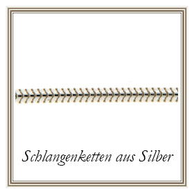 Schlangenketten aus Silber