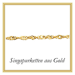 Singapurketten aus Gold