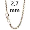 Venezianerkette 925 Sterlingsilber 2,7 mm